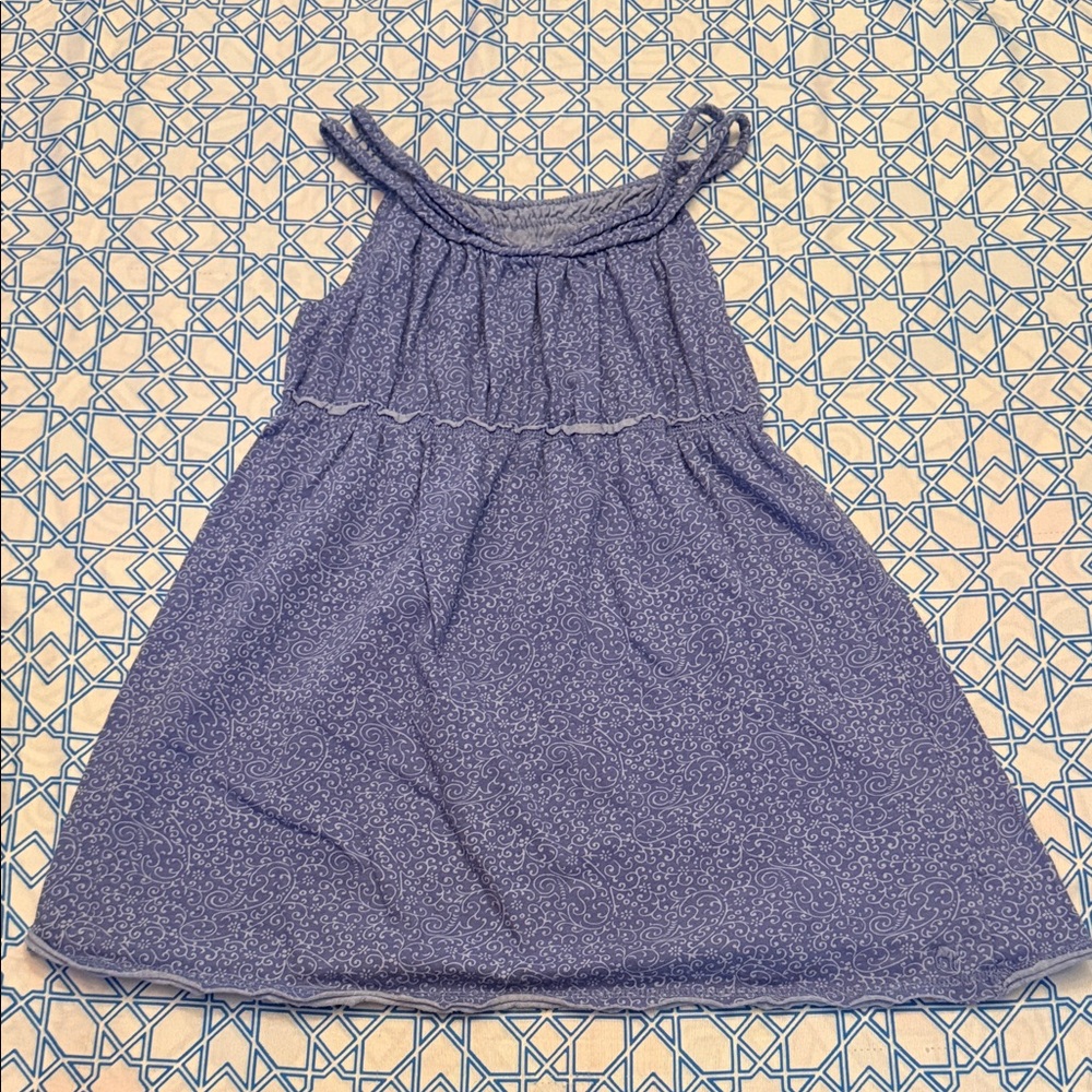 Girls Red Camel Light Blue Cotton Top